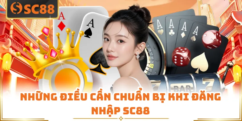 Những điều cần chuẩn bị khi đăng nhập SC88